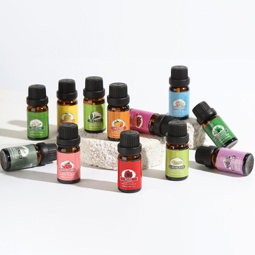 10ml Relaxing Massage Oil for Body Care, Soothing Aromatherapy Gift Set with Moisturizing Hydration for Skin