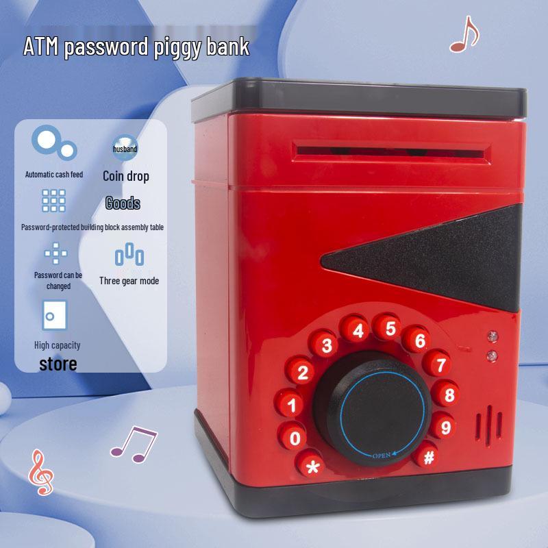 Cross-Border Creative Password-Protected Piggy Bank Toy for Kids