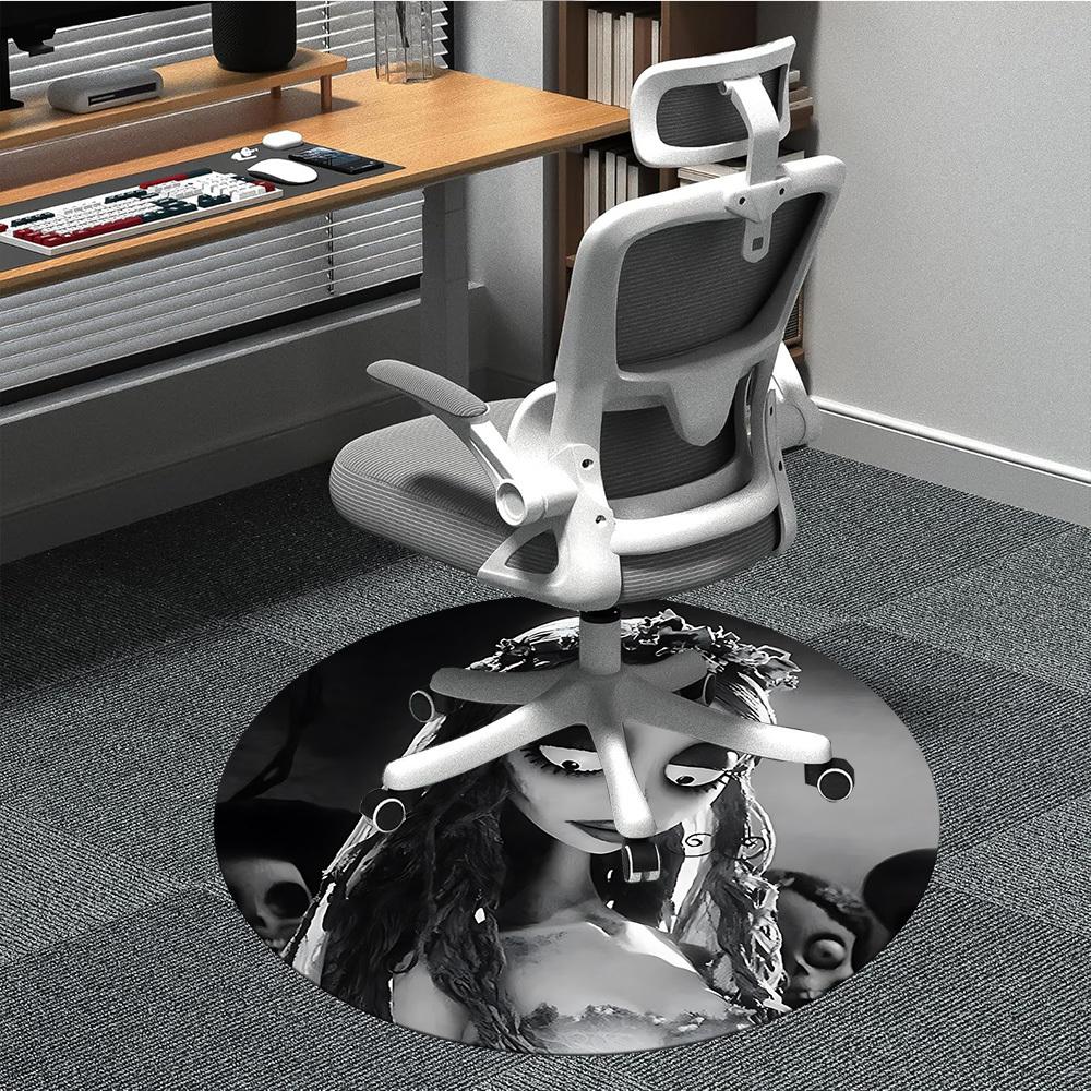 

1pc Corpse Bride Chair Carpet for Office, Non-slip, Soft and Durable Office Rug, Perfect for Office yy251226012 80cm by 80cm