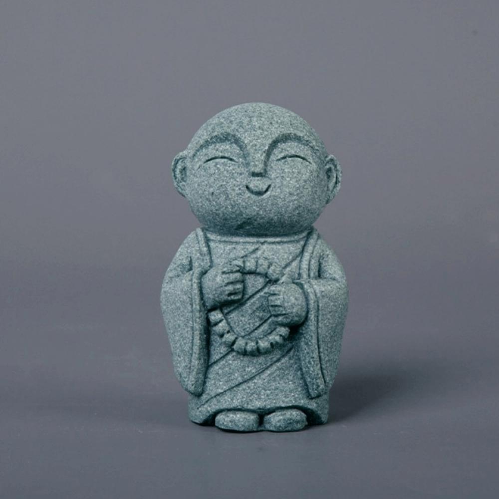 Creative Japanese Miniature Buddha Statue Exquisite Durable Buddha Sculpture Ksitigarbha Buddha Figurine Table Decor