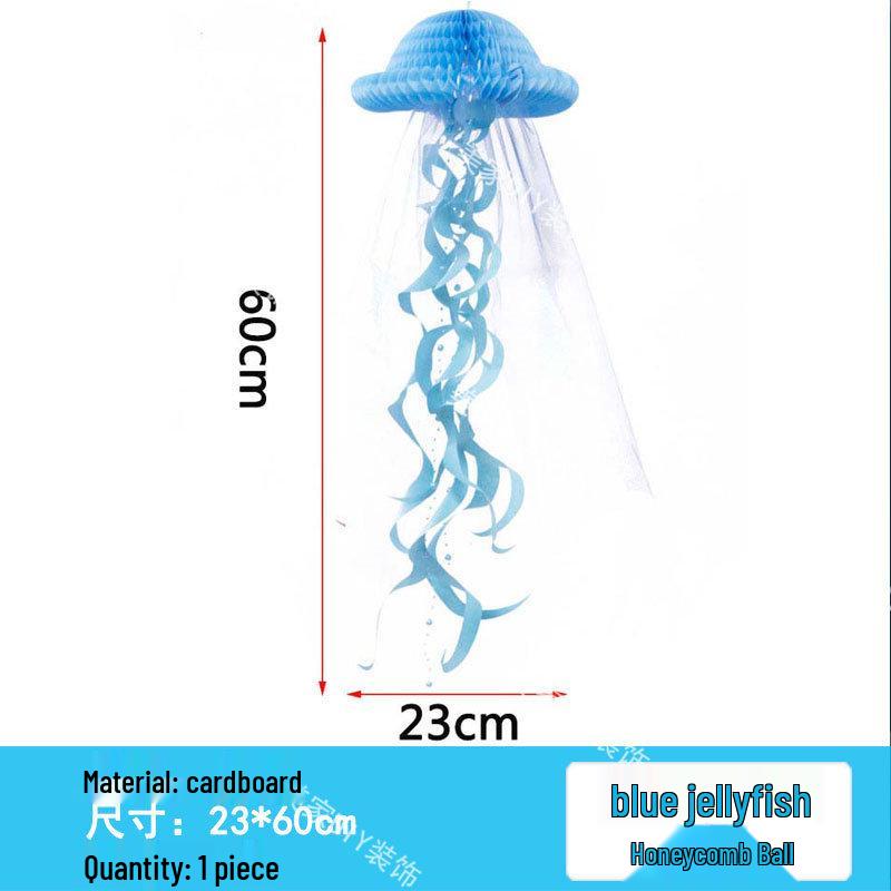 Ocean-Themed Jellyfish Hanging Decorations for Kindergarten Summer & Back-to-School