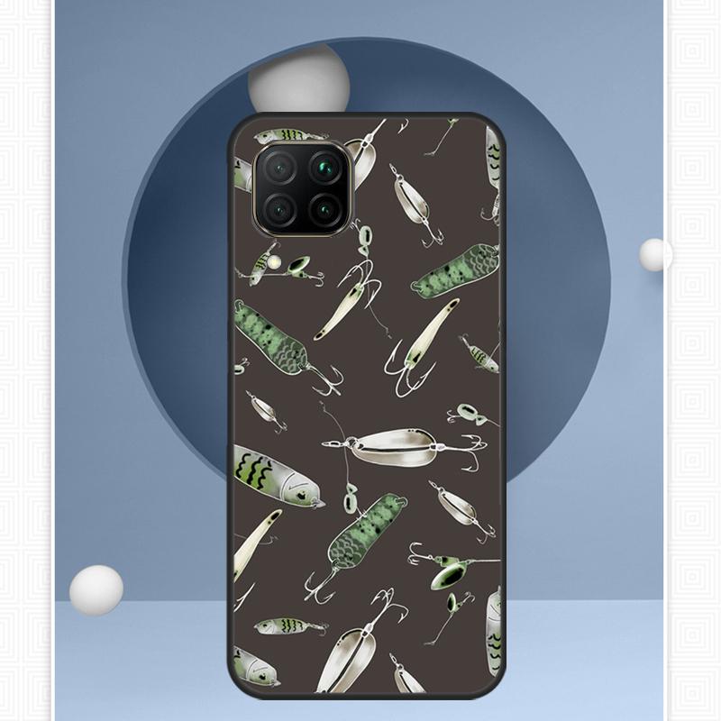 Fishing Tackle For Huawei Nova 12s 12i 11i 8i Y91 Y60 Y70 Y72 Y90 Y61 9 10 SE P20 P40 Lite P30 P60 Pro Case