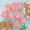 8pcs Set Cartoon Cookie Molds Animal Cookie Cutters DIY Cake Printing Stencils Biscuit Press Stamp Embosser Figure Baking Tools