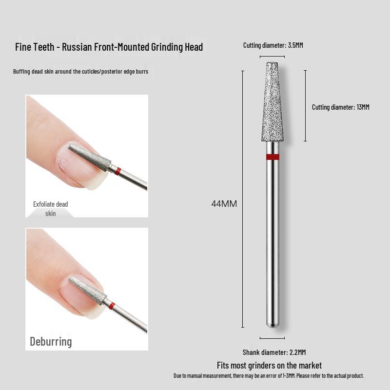 

Алмазная шлифовальная головка для ногтей в форме арахиса для маникюра - Удаляет омертвевшую кожу, мозоли и заусенцы