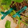 Vegetable Fixing Tools 20Pcs Plant Support Clips Plastic Gentle Clamps Indoor Potted Grips Tomato Cage Clips for Climbing Vines Flowers Stems
