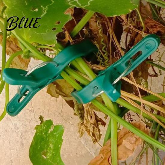 Vegetable Fixing Tools 20Pcs Plant Support Clips Plastic Gentle Clamps Indoor Potted Grips Tomato Cage Clips for Climbing Vines Flowers Stems