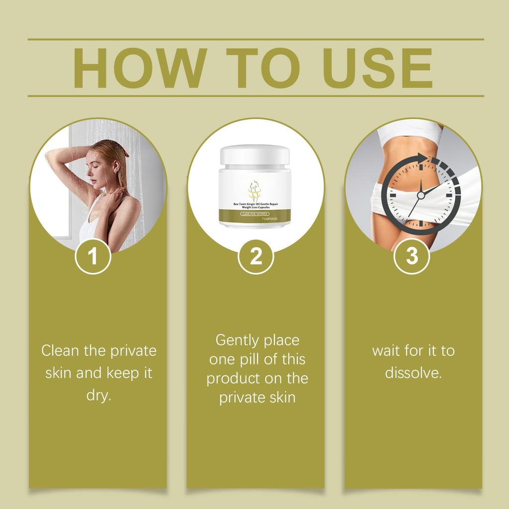 Female Private Area Capsules And Private Area Care Serum Nourish , Moisturize , And Provide Long-lasting Comfort ,5ml  7capsules