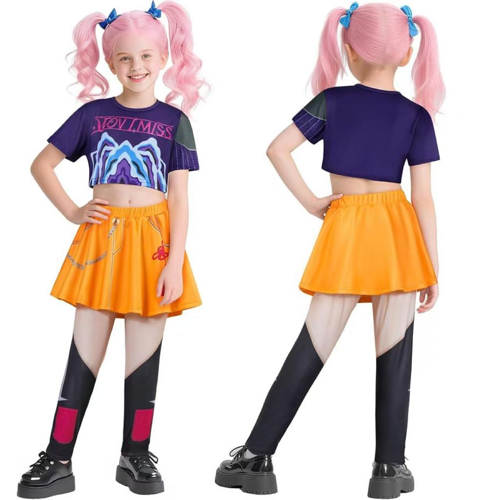 Dětské dívčí skupinové oblečení Lovci čarodějnic Rumizo Imira Cosplay Anime kostým