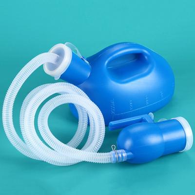 Açık Hava Tuvalet Malzemesi 2000Ml Plastik Erkek Yatak Lazımlık İdrar Şişesi Toplayıcı 160Cm Tüp Taşınabilir İdrar İdrar Şişesi