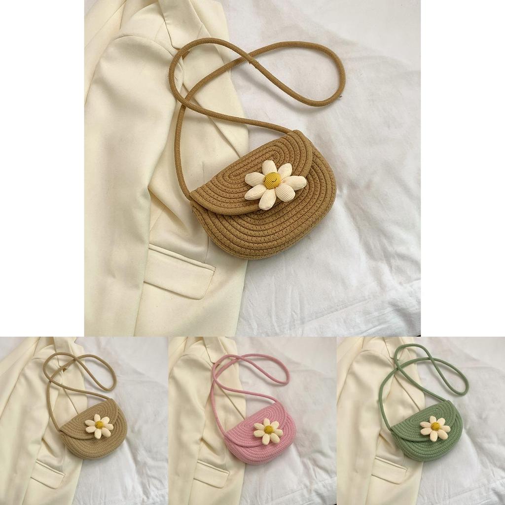 Chic Straw Woven Cellphone Pouch 2024 New Summer Collection Casual Beach Bag