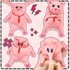 Pig Squeeze Ball Toys, Anti-stress Pig Squeeze Ball Toy, Pink Pig Fun Sensory Squeeze Toys