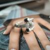 Silver Ring with Cubic Zirconia, Product Weight 2.57 G (2208631)
