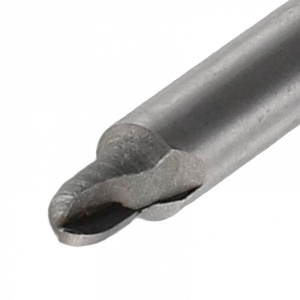 Heavy Duty Milling Cutter for Woodwork 2 Flute Round Bottom 1/4 1/2 Shank