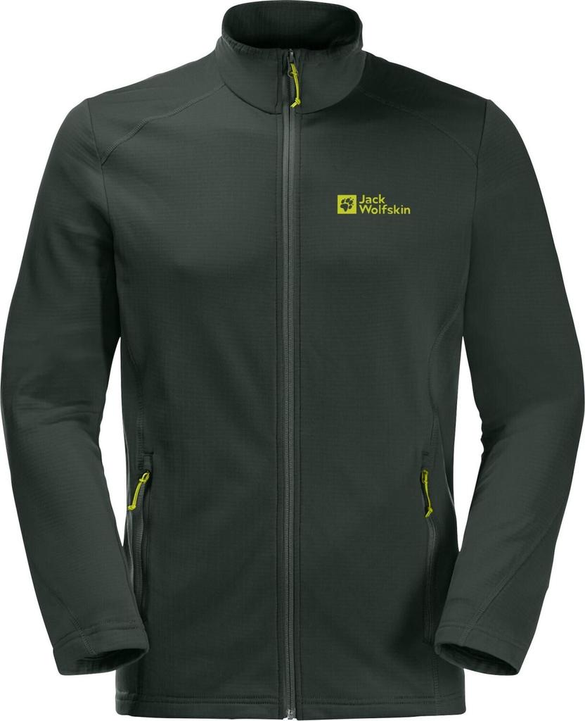 Jacket Jack Wolfskin Kolbenberg FZ M Full Zip M Black Olive/firefly