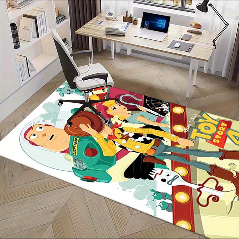 Office Rug Toy Story 4, Woody theme 3D Printed Anti-Slip Rug-Machine Washable for Living Room