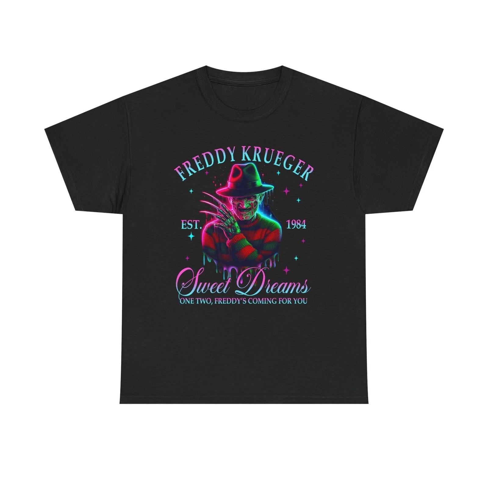 Freddy Krueger Unisex Heavy Cotton Tee, Horror Movie, Nightmare on Elm Street 2XL