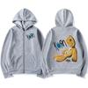 Korn Issues Rocková kapela Nová Černá mikina s kapucí na zip Metal Gothic Vintage Oversized Mikiny na zip Streetwear Muži Ženy Bundy Kabáty