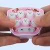 Whac-A-Mole Mini Handheld-Spielekonsole Cartoon Elektronisches Leuchtendes Finger-Trainings-Stressabbau-Spielzeug Mini-Schlüsselanhänger Mini-Auto Penda