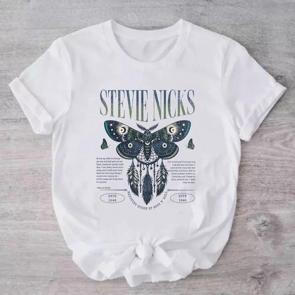 

Stevie Nicks Reigning Queen of Rock and Roll Retro Stevie Nicks Butterfly Shirt Unisex T-Shirt L