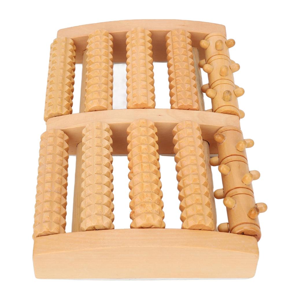 Fußmassage-Rolle Holz Stimulieren Akupunkturpunkte Korrosions- und Rissbeständig Füße Entspannen Massagegerät