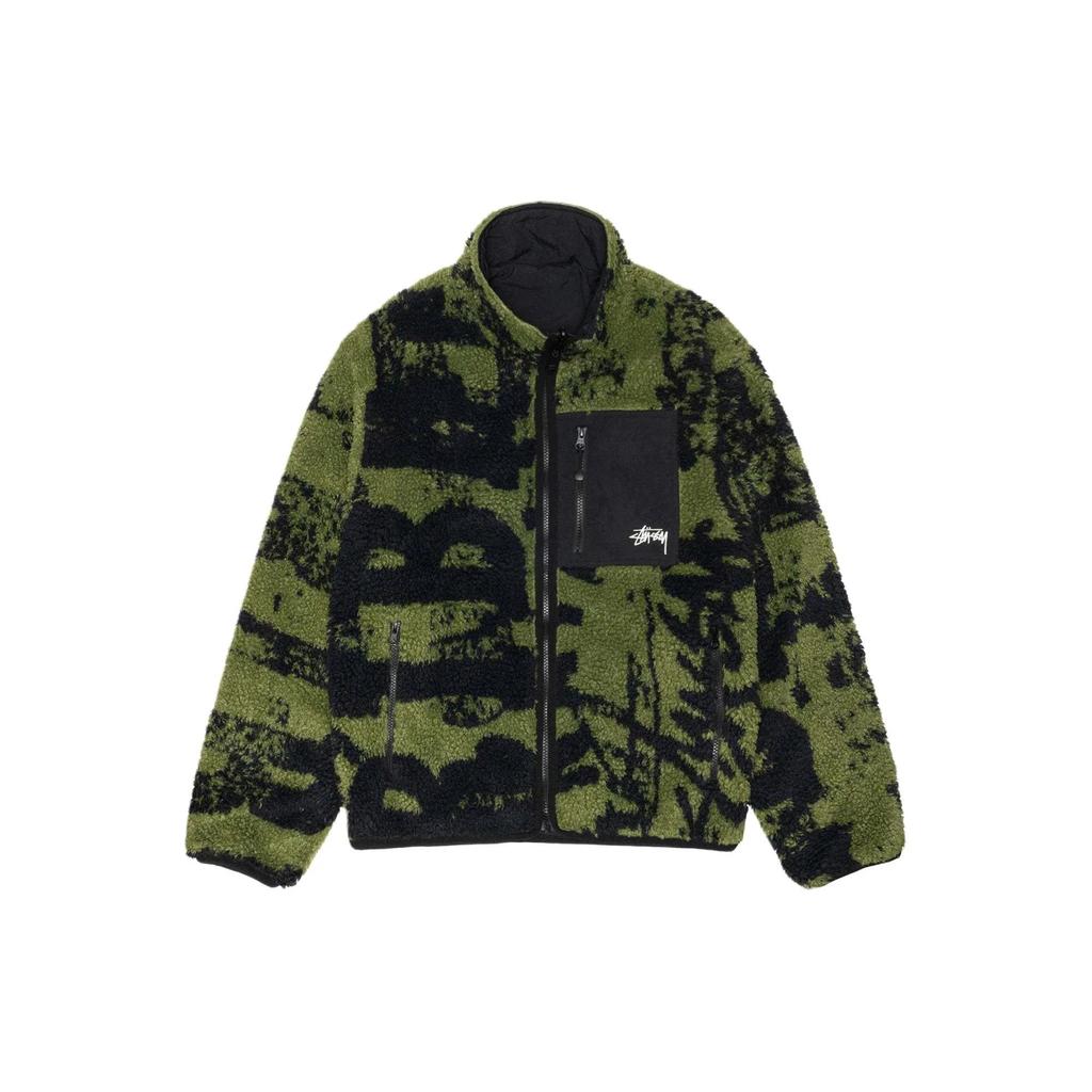 Stüssy Printed Fleece Jacket (Unisex) Velvet Jackets 118545