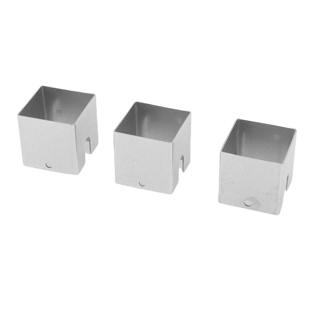 3 Stück Universelle BBQ Abstandshalter Edelstahl Feuerfest Grill Hitzeverteiler Abstandshalter für BBQ Eimer und Pfanne