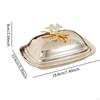 Butter Dish Keeper Snack Plate Nuts Candies Storage Food Container Fruit Tray Serving for