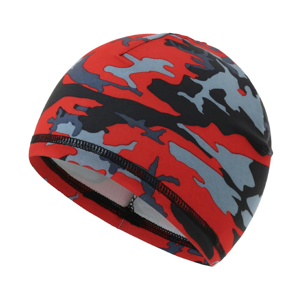 

Bicycle Cooling Skull Cap Sweat Absorbent Ice Silk Cap Unisex Quick Dry Helmet красный