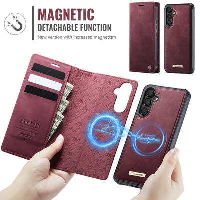 2 In 1 Detachable Wallet Cards Leather Case For Samsung Galaxy A56 A55 A54 A53 A52 A15 A35 A16 A13 A14 Magnetic Flip Stand Cover