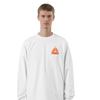 Palace FW21 Chapping Scenic Print Crew Neck Long Sleeve T-Shirt Unisex Tops White P21LS009