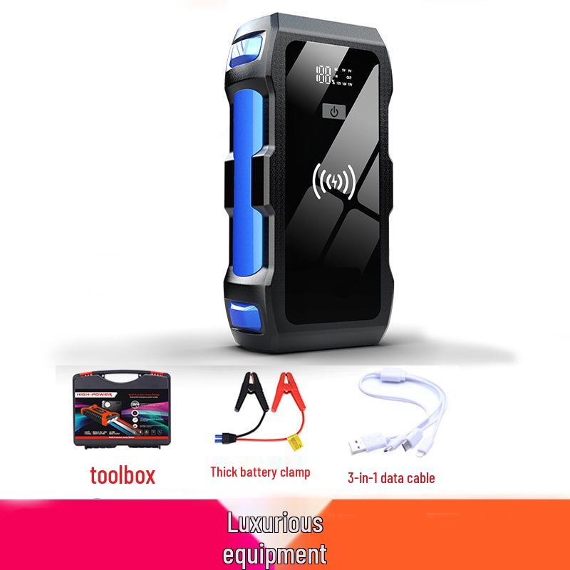 12V High-Capacity Car Jump Starter & Wireless Power Bank M10