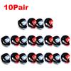 1-11Pairs LED Bike Light With 1 Modes Silicone Front Rear Light Waterproof Bicycle Flashlight Tail Lamp For Night Cycling Safety