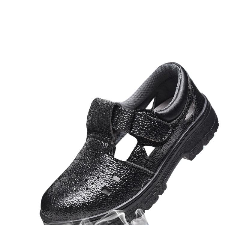 Lehká pracovní obuv Pánská bezpečnostní obuv proti nárazu a propíchnutí Letní prodyšná ocelová špička