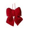 Christmas Velvets Bowknot Decorative Accent Festival Table Centerpieces Holiday Displays Elegant Hanging Pendant