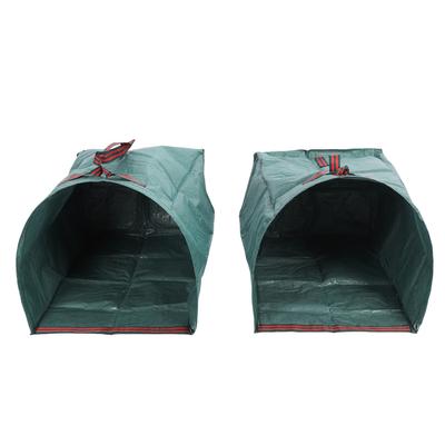 200L Garden Leaf Bag, Semicircle Shape Yard Waste Bag Large Capacity Leaf Collector with Rain Proof Coating for Outdoor Indoor Use Gardening Landscap