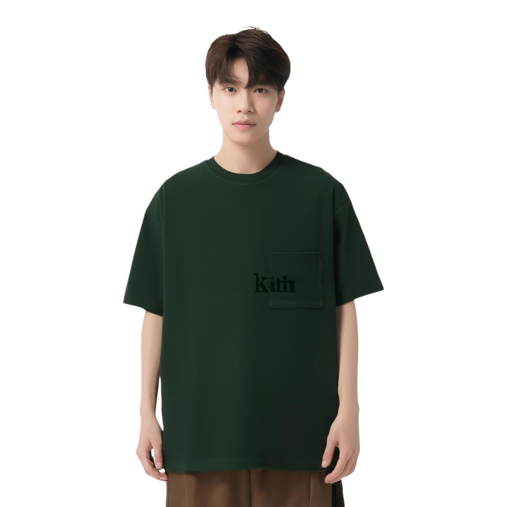 Kith Quinn Tee Stadium Herren Oberteile Grün KHM032597-302
