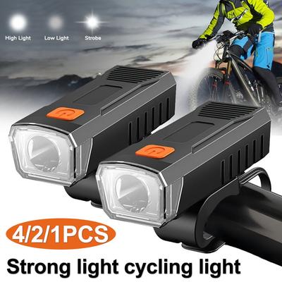 LED-owa lampka rowerowa, latarka wielofunkcyjna, łatwa w montażu, jasny i przenośny reflektor, odpowiednia do jazdy nocnej, na wypadek awarii, do konserwacji