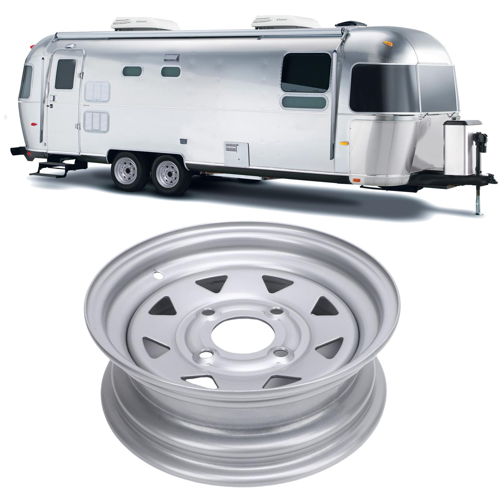 

Trailer Wheel Rim 12 Inch Silver Color 12x4 4-114.3 Trailer Wheel Rim Replacement for Cargo Boat срібний