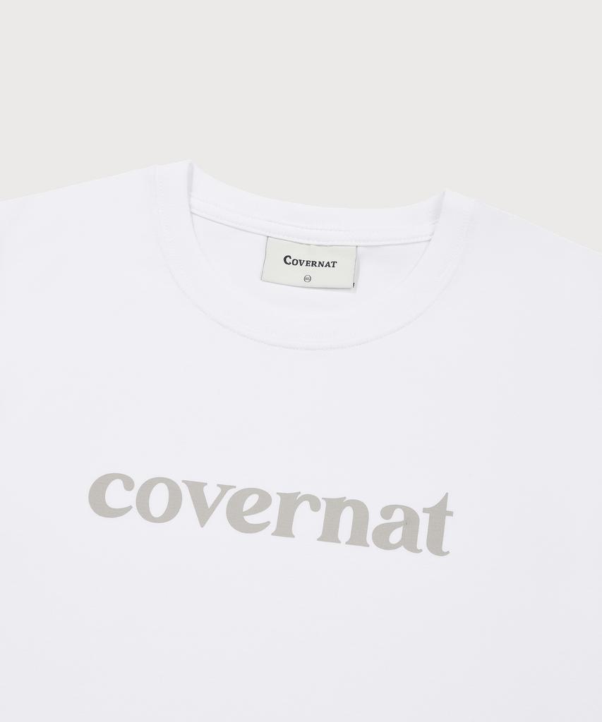 COVERNAT WOMAN Baby Fit Logo T-Shirt White