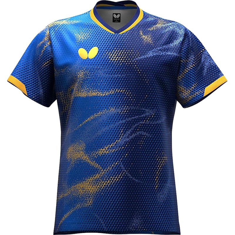 

[butterfly] Game wear (table tennis) Elister 12 Shirt 193:Dark blue S