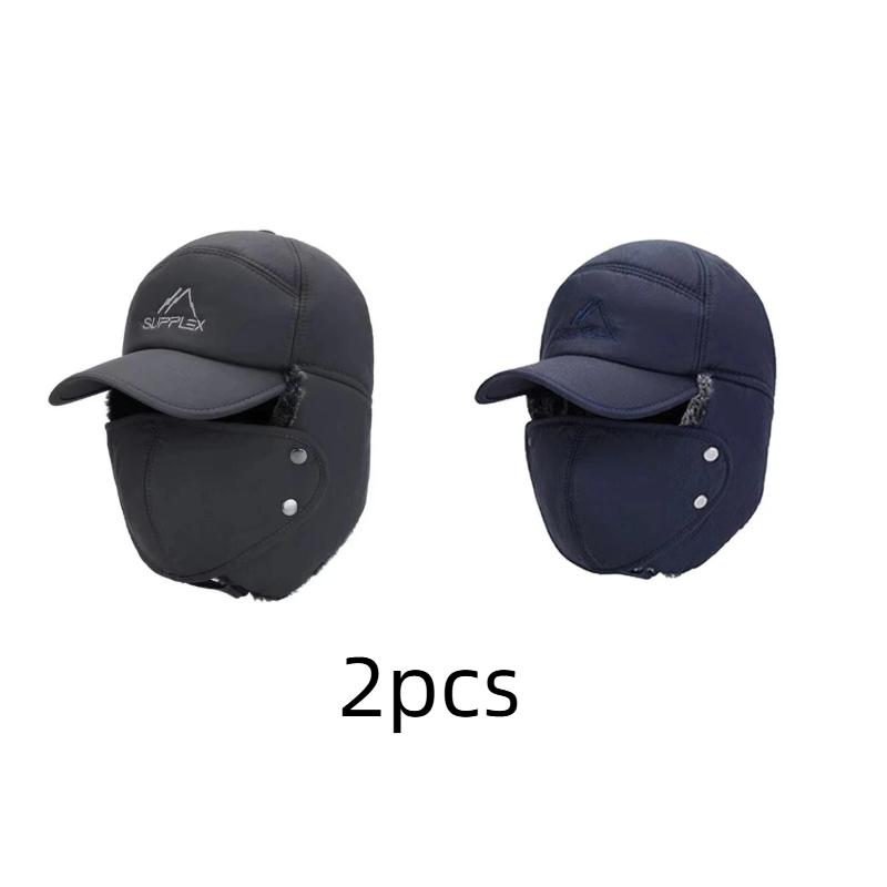 2026 Winter Warm Thickened Artificial Fur Baseball Hat Men's and Women's Cycling Skiing Extreme Cold Hat Fishing Hat Outdoor