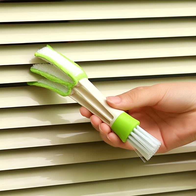 1 peça Escova Multifuncional para Venezianas de Ar Condicionado Removível e Lavável Escova de Limpeza para Divisórias de Porta e Cantos Mortos