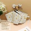 Fresh Print Umbrella Student Small Portable Folding Rain Or Shine Dual-Use Umbrella Sun Protection UV Protection Sun Umbrella Women