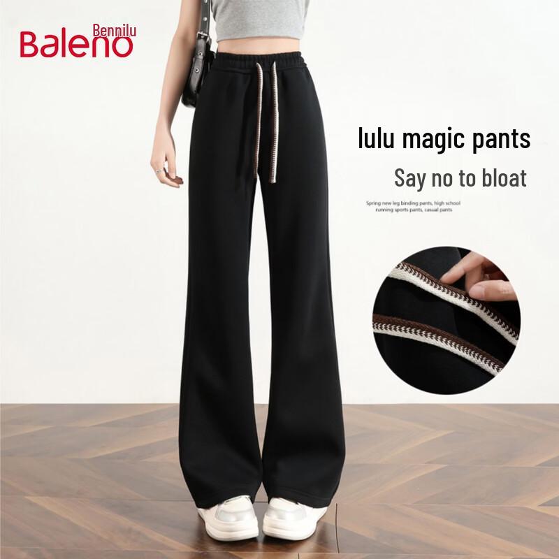 Baleno Women s High-Waist Flared Casual Sport Pants 2XL