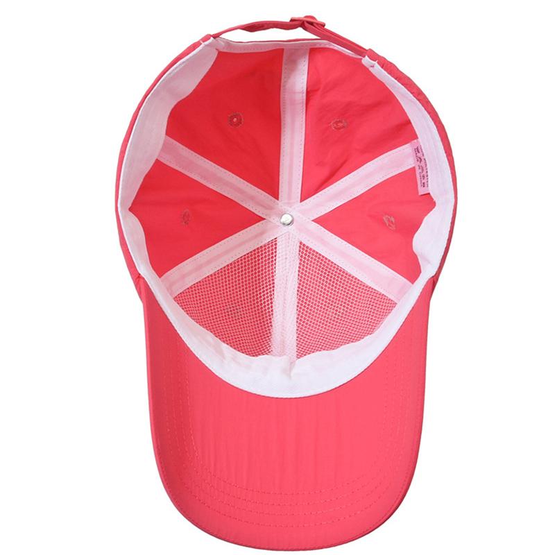 Spring Summer Thin Quick-Drying Candy Colored Baseball Cap Female Letter Sunshade Cap