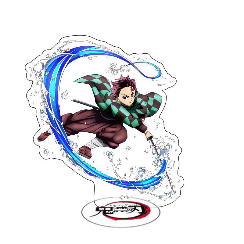 Demon Slayer Anime Acrylic Stand Kimetsu No Yaiba Kamado Tanjirou Hashira Giyuu Action Figure Desk Model Toy