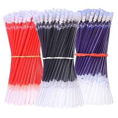 20 Pcs Stationery 0.5mm Black Refills School Student Office Supplies Pen Refill Colorful Refills