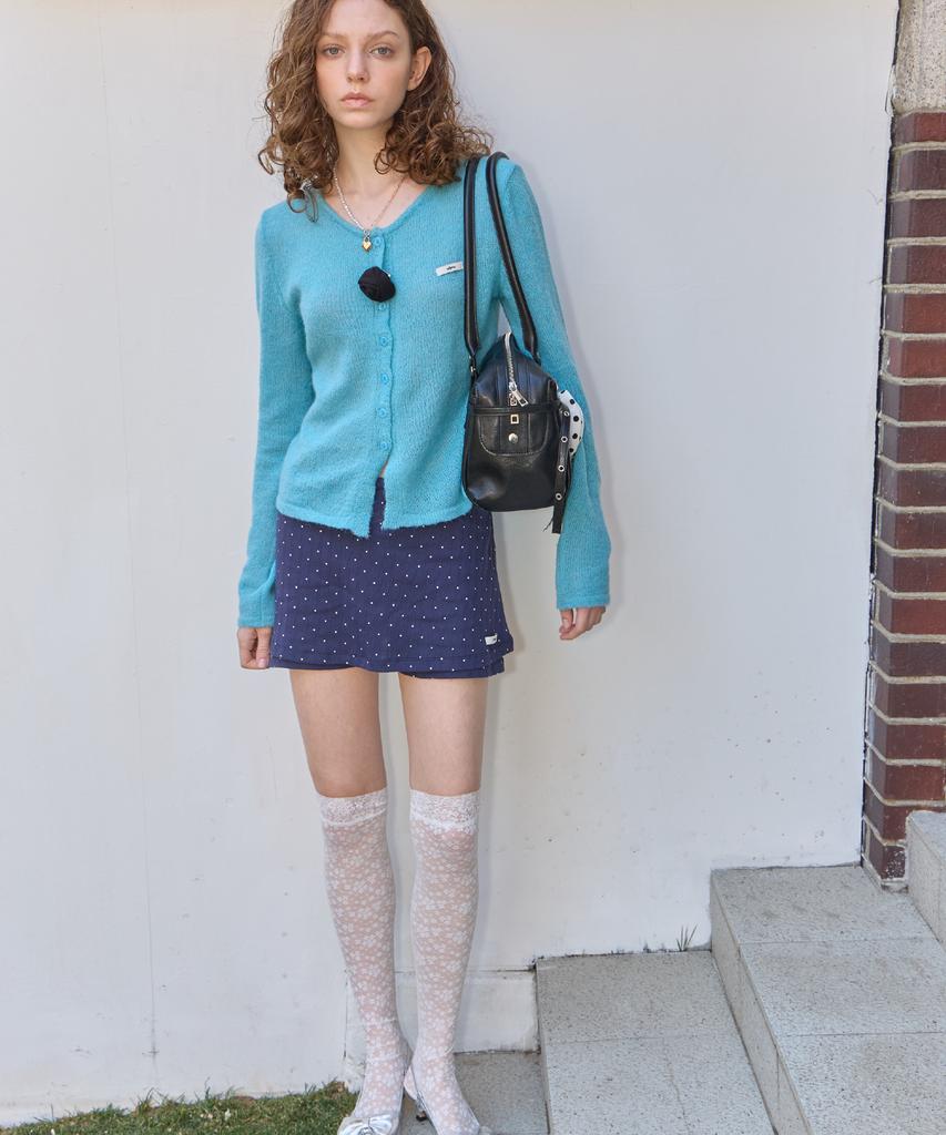 Leteoli Bubble Dot Skirt_2Color