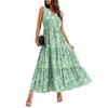 Women's Flowing Dresses Women's Summer Dresses Casual Sleeveless Long Dresses Cute Floral Long Dresses