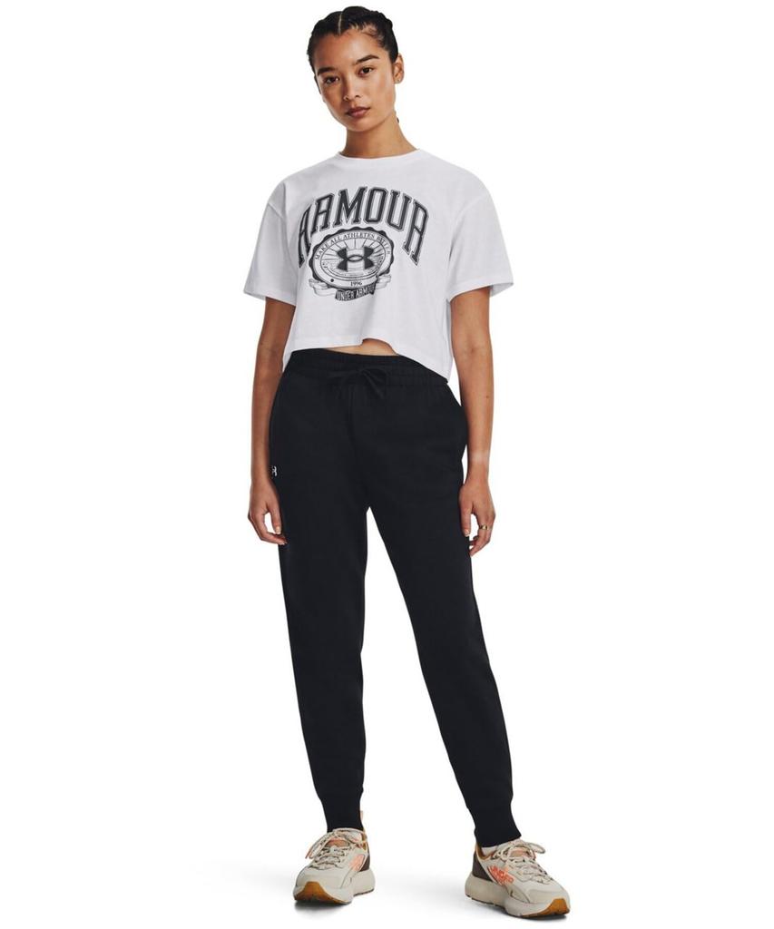 Under Armour UA Rival Fleece Jogger Black White SM